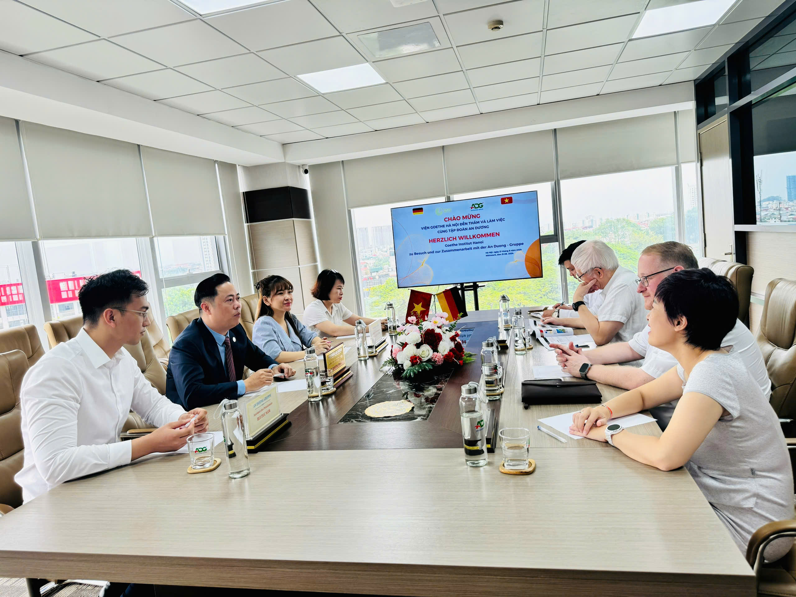 Buổi làm việc của An Dương Group cùng phái đoàn đối tác đến từ Đức.